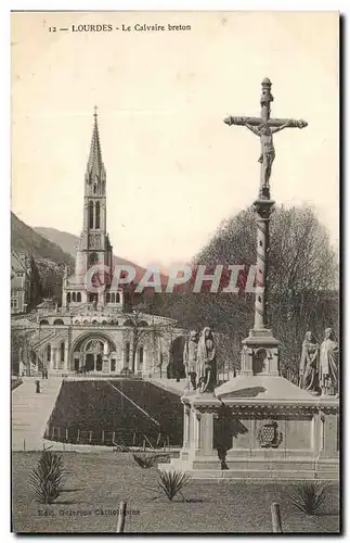 Cartes postales Lourdes Le Calvaire Breton