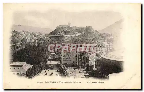 Cartes postales Lourdes Vue Prise Du Calvaire