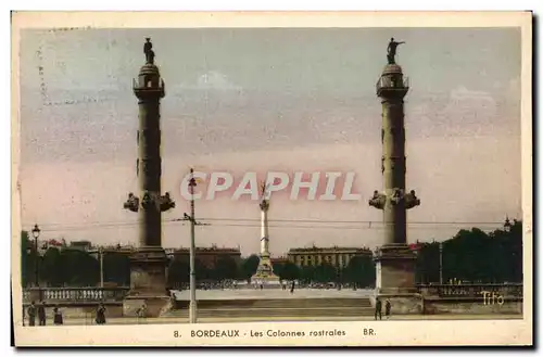 Cartes postales Bordeaux Les Colonnes Rostrales