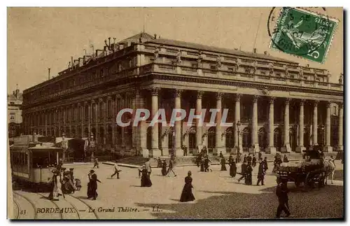 Cartes postales Bordeaux Le Grand Theatre