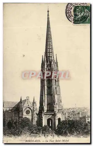 Cartes postales Bordeaux La Tour Saint Michel