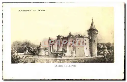 Cartes postales Ancienne Guyenne Chateau De Labrede