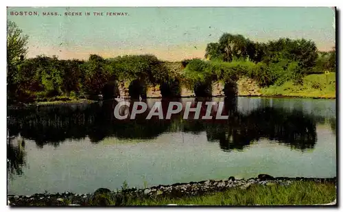 Cartes postales Boston Mass Scene In The Fenway