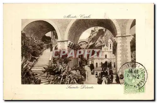 Cartes postales Monte Carlo Sainte Devote