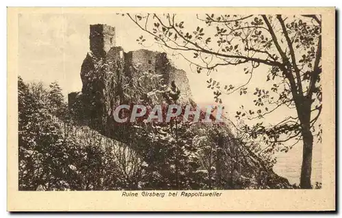 Ansichtskarte AK Ruine Girsberg bei Rappoltsweiler
