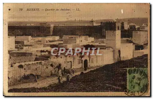 Ansichtskarte AK Bizerte Quartier des Andalous Tunisie