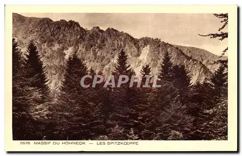 Ansichtskarte AK Massif Du Hohneck Les Spitzkoepfe