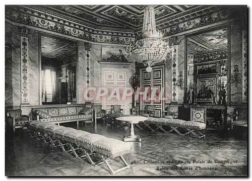 Ansichtskarte AK Palais de Compiegne Salon des dames d&#39honneur