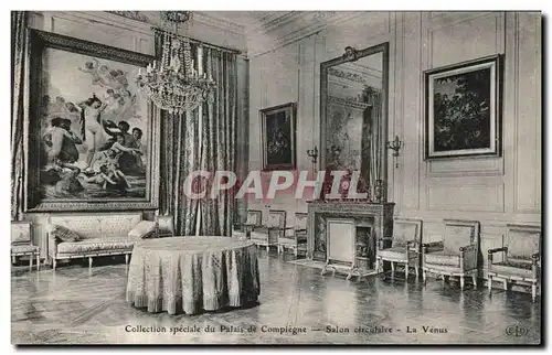 Ansichtskarte AK Palais de Compiegne Salon circulaire La Venus