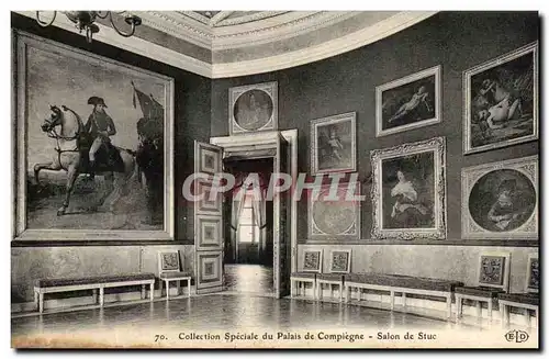 Ansichtskarte AK Palais de Compiegne Salon de Stuc Napoleon 1er