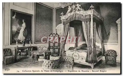 Ansichtskarte AK Palais de Compiegne Exposition de Meubles Second Empire