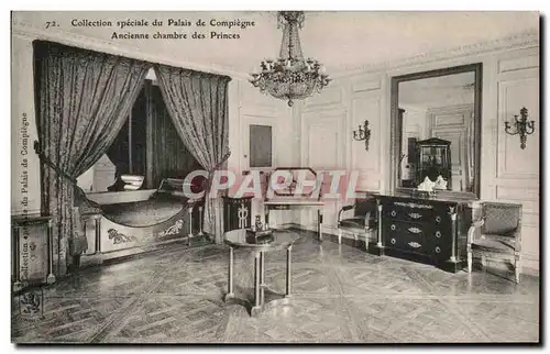 Cartes postales Palais de Compiegne Ancienne Chambre des Princes