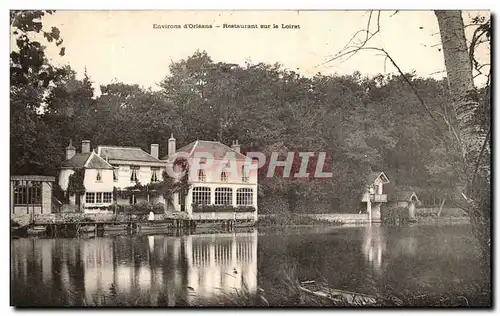 Cartes postales Environs Orleans Restaurant sur le Loiret