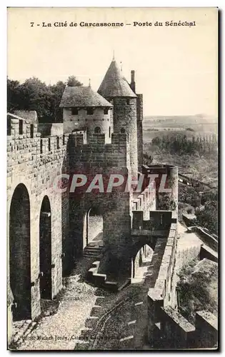 Cartes postales La Cite de Carcassonne Porte du Senechal