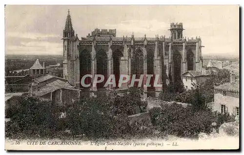 Cartes postales Cite de Carcassonne l&#39Eglise Saint Nazaire