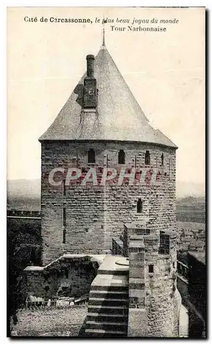 Cartes postales Cite de Carcassonne Tour Narbonnaise