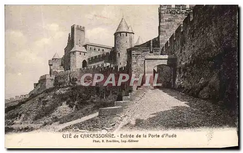 Cartes postales Cite de Carcassonne Entree de la Porte d&#39Aude