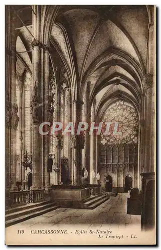 Cartes postales Carcassonne Eglise St Nataire Le Transept