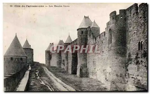Ansichtskarte AK Cite de Carcassonne Les Hautes Lices