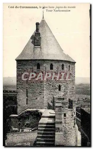 Cartes postales Cite de Carcassonne Tour Narbonnaise