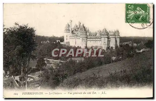 Ansichtskarte AK Pierrefonds Le Chateau Vue generale