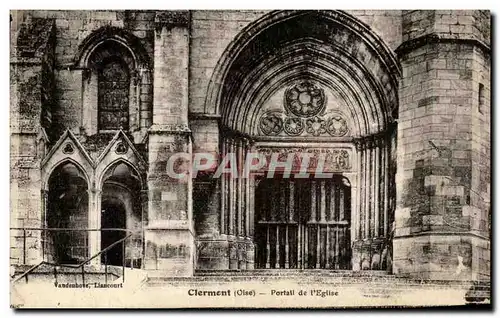 Cartes postales Clerment Portall de l&#39Eglise