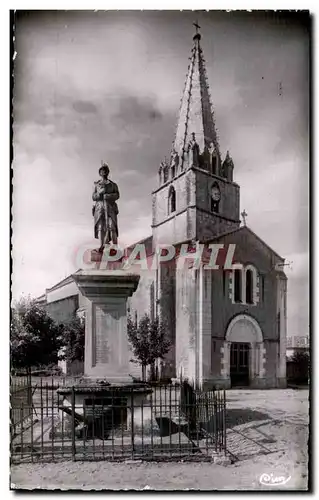 Cartes postales moderne Persac L'Eglise et Le Monument Aux Morts Militaria
