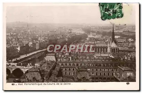 Cartes postales Vue Panoramique du Cours de la Seine paris