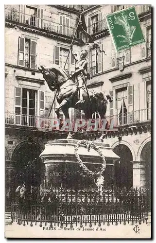 Cartes postales Paris Statue de jeanne d&#39Arc