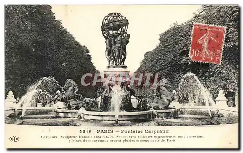 Ansichtskarte AK Paris Fontaine Carpeaux