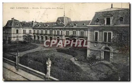 Cartes postales Limoges Ecole Normale des Filles