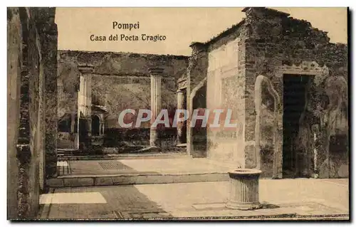 Cartes postales Pompei Casa Del Poeta Tragico