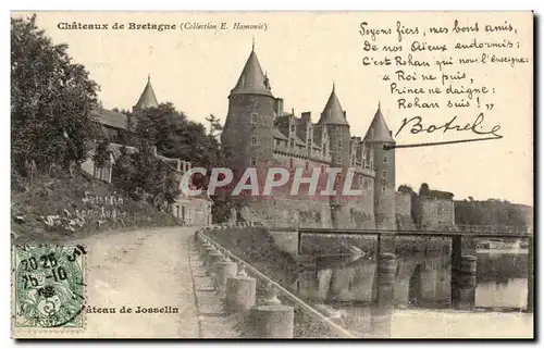 Ansichtskarte AK Chateau de Bretagne Chateau de Josselin Botrel