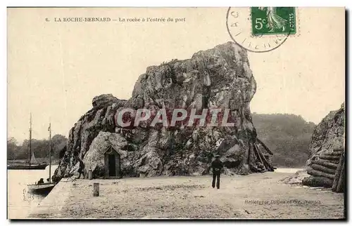 Cartes postales La Roche Bernard La Roche a I'entree du port
