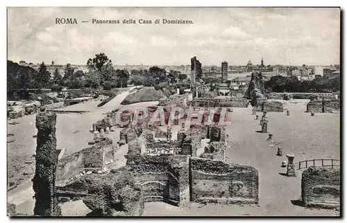 Ansichtskarte AK Roma Panorama della Casa di Domiziano