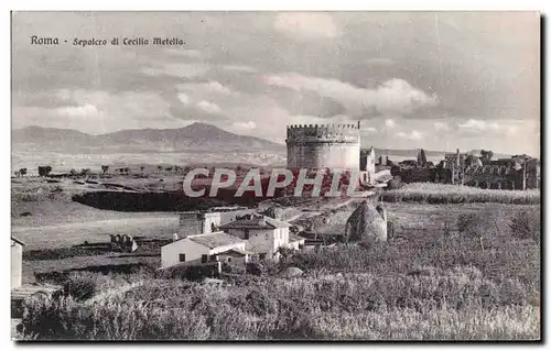 Cartes postales Roma Sepolcro di Cecilia Metella