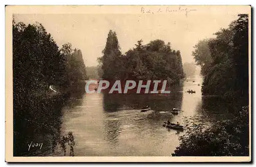 Cartes postales Paris En Flanant Le Lac du Bois de Boulogne