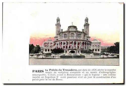 Ansichtskarte AK Paris Le Palais du Trocadero