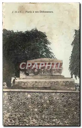 Cartes postales L'Hay Paris a ses Defenseurs