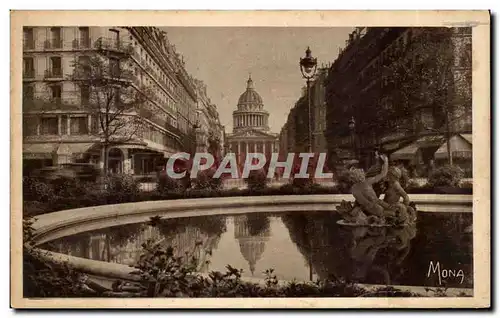 Cartes postales Paris Petits Tableaux de Paris Rue Soufflot pantheon