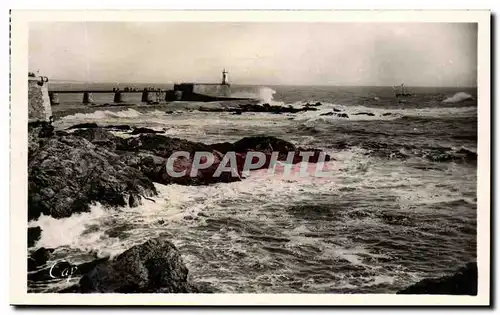 Ansichtskarte AK Les Sables d&#39Olonne Les Rochers Et La Jatee De La Chaume