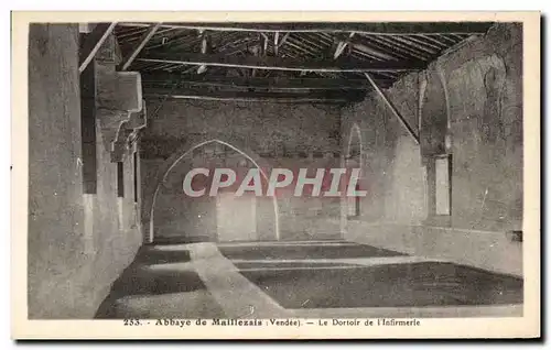 Cartes postales Abbaye De Maillezais Le Dortoir De l'Infirmerie
