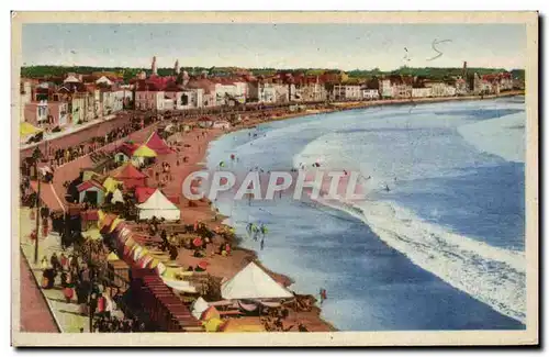 Cartes postales Les Sables d&#39Olonne Le Remblai Et La Plage