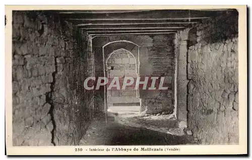 Cartes postales Interieur De l'Abbaye De Maillezais