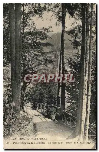 Ansichtskarte AK Les Vosges Illustrees Plombieres Les Bains Un Coin De La Vierge