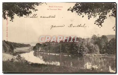 Cartes postales Route d'Arechettes Le Tournant Bleu