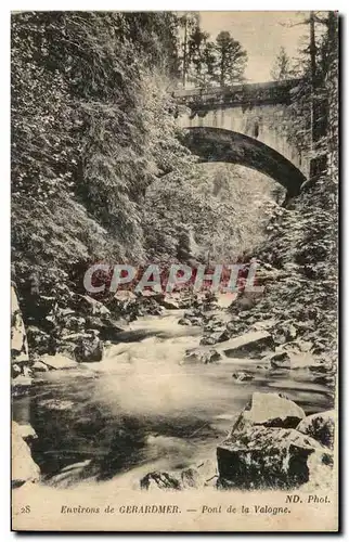 Ansichtskarte AK Environs De Gerardmer Pont De La Valogne