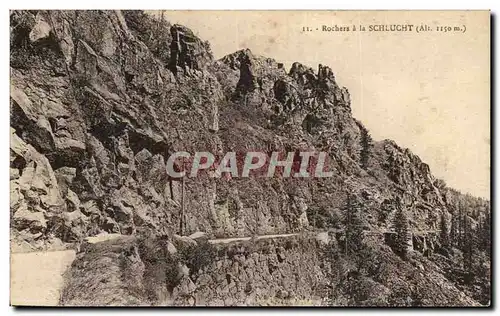 Cartes postales Rochers a La Schlucht