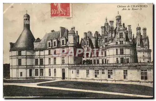 Ansichtskarte AK Chambord Le Chateau Aile de Henri II