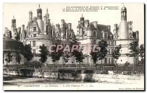 Cartes postales Chambord Le Chateau L&#39Aile Francois 1er